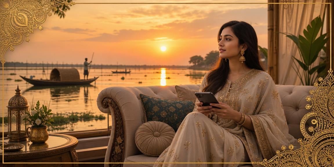 টাঙ্গুয়ার হাওর রমি খেলছে বাংলাদেশ মডেল
